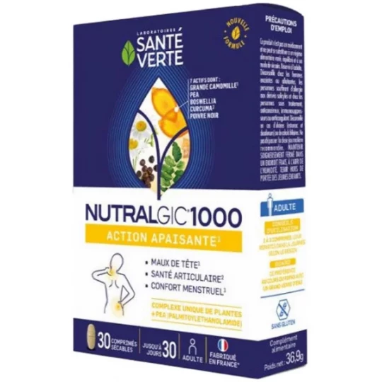 Santé Verte Nutralgic'1000 Comprimés x 30