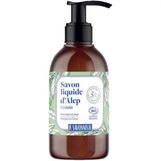 Le Savonniste Savon d'Alep liquide 5% HBL Bio 500 ml