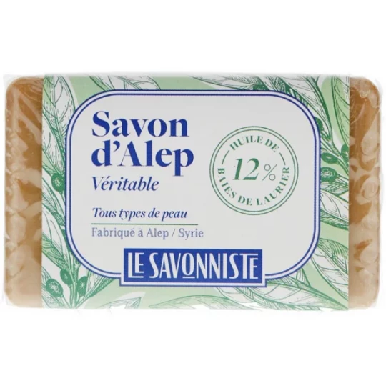 Le Savonniste Savon d'Alep 12% HBL 100 g