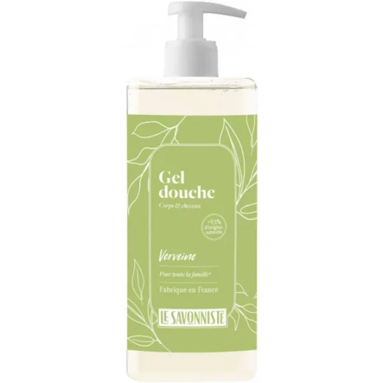 Le Savonniste Gel Douche Corps & Cheveux Verveine 1 L