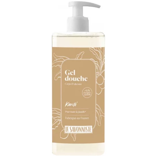 Le Savonniste Gel Douche Corps & Cheveux Karité 1 L