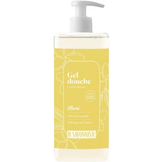 Le Savonniste Gel Douche Corps & Cheveux Monoi 1 L