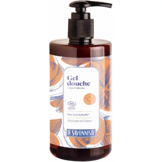 Le Savonniste Gel douche Corps & Cheveux Fleur d'Oranger Bio 1 L