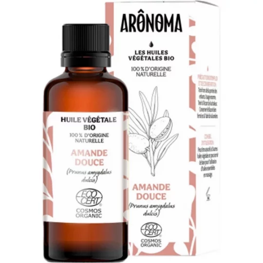 Arônoma Huile Végétale Amande Douce Bio 50 ml
