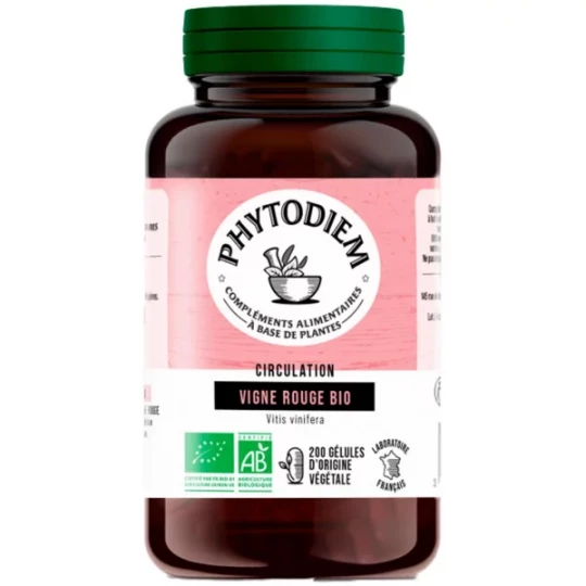 Phytodiem Vigne Rouge Bio 300 mg Gélules x 200