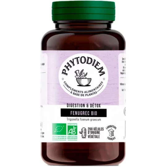 Phytodiem Fenugrec Bio 335 mg Gélules x 200