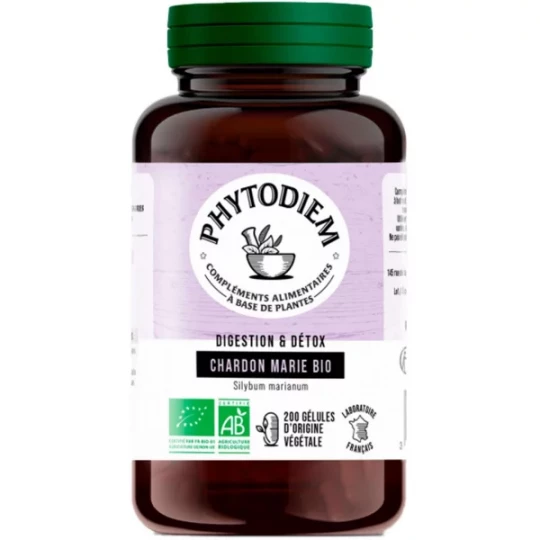 Phytodiem Chardon Marie Bio 300 mg Gélules x 200