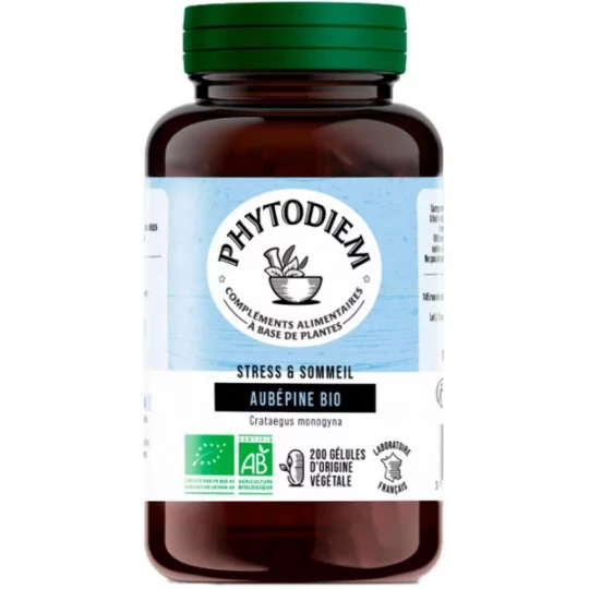 Phytodiem Aubépine Bio 270 mg Gélules x 200