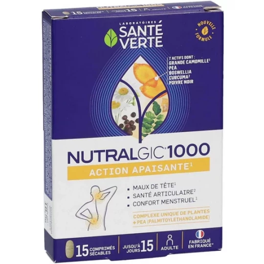 Santé Verte Nutralgic'1000 Comprimés x 15