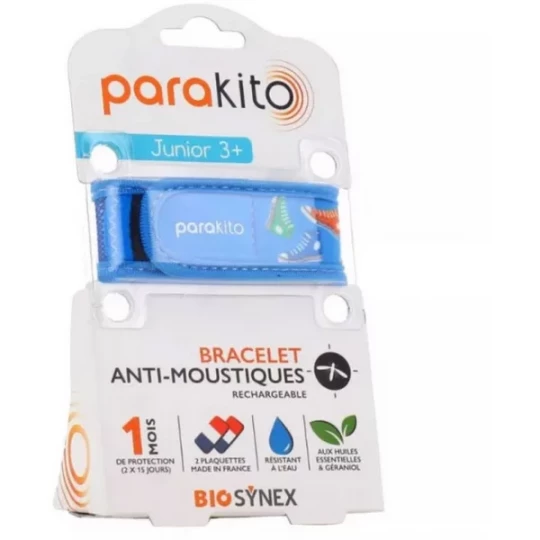 Para'Kito Bracelet Anti-Moustiques Rechargeable Junior + 2 Recharges - image 2