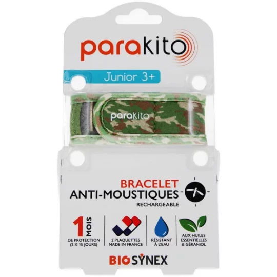 Para'Kito Bracelet Anti-Moustiques Rechargeable Junior + 2 Recharges - image 4