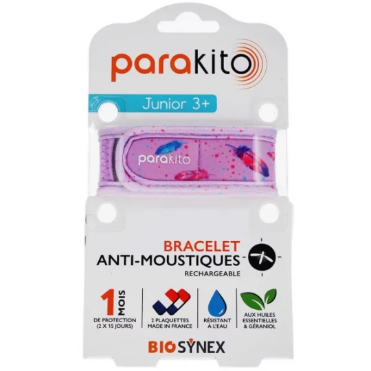 Para'Kito Bracelet Anti-Moustiques Rechargeable Junior + 2 Recharges - image 5