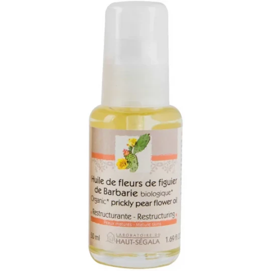 Laboratoire du Haut-Ségala Huile de Fleurs de Figuier de Barbarie Bio 50 ml