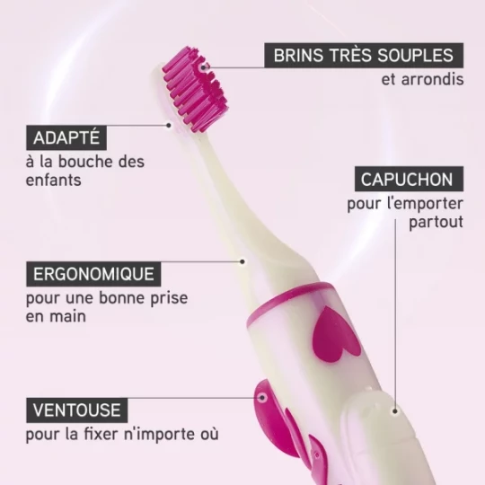 Elgydium Kids Unicorn Brosse à Dents 2-6 Ans Souple - image 2