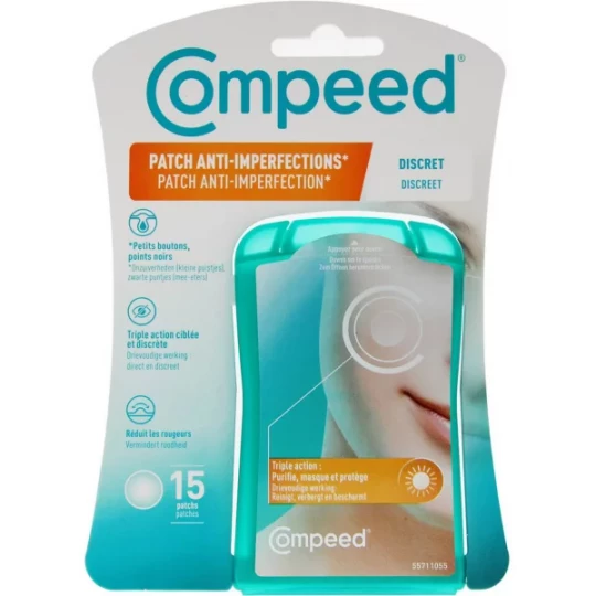 Compeed Patchs Anti-Imperfection Discrets x 15