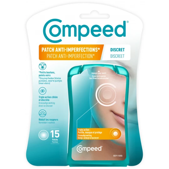 Compeed Patchs Anti-Imperfection Discrets x 15