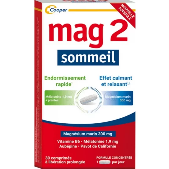Mag 2 Sommeil Libération Prolongée Comprimés x 30