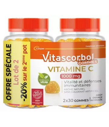 Vitascorbol Vitamine C 1000mg Gommes