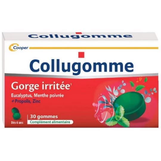 Collugomme Gorge Irritée Gommes x 30