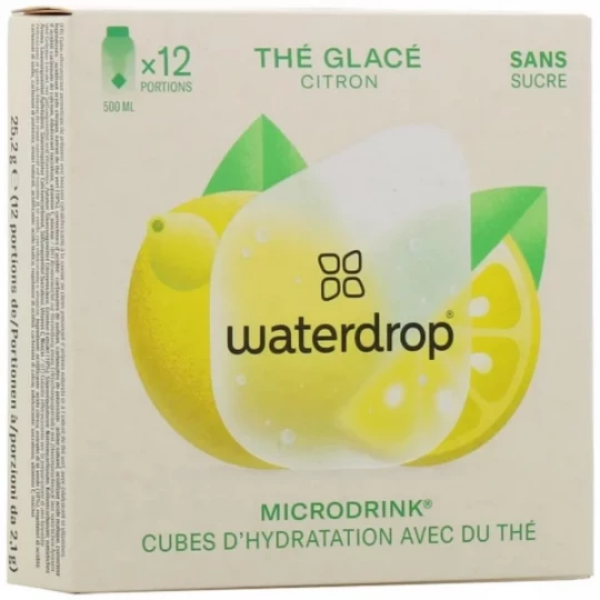 Waterdrink Microdrink Thé Citron Cubes x 12