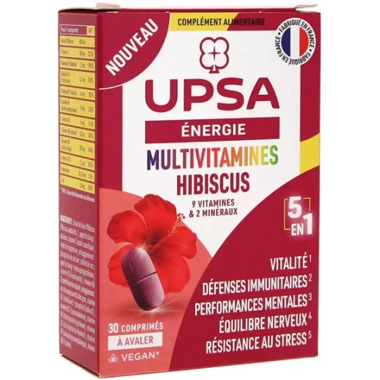 UPSA Énergie Multivitamines 5 en 1 Comprimés x 30