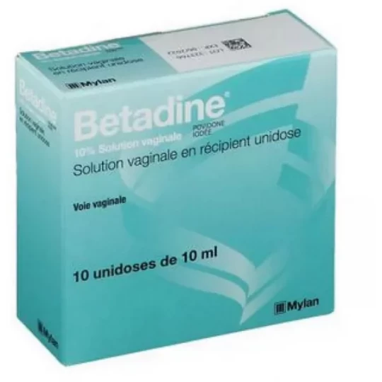 Bétadine 10% sol vaginale unidoses x 10