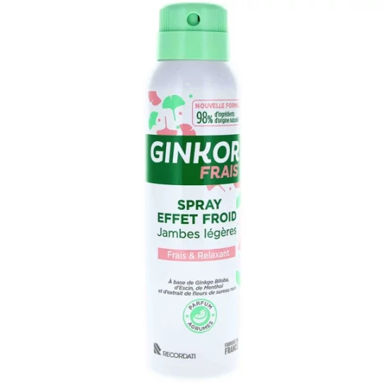 Ginkor Spray Fraîcheur Intense pour les Jambes 125 ml