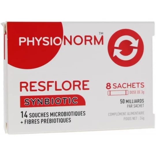 Physionorm Resflore Sachets x 8