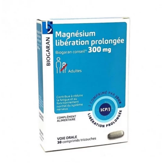 Biogaran Magnésium LP 300 mg Comprimés x 30