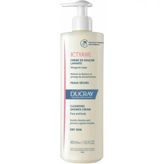 Ducray Ictyane Crème de Douche Lavante 400 ml
