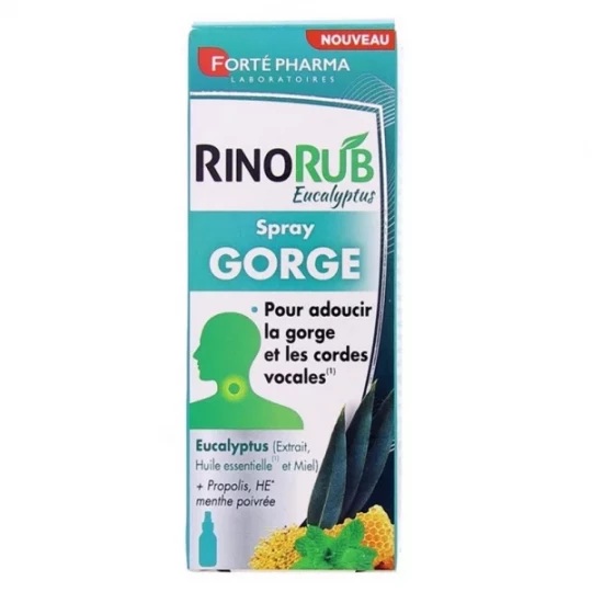 Forté Pharma RinoRub Eucalyptus Spray Gorge 15 ml