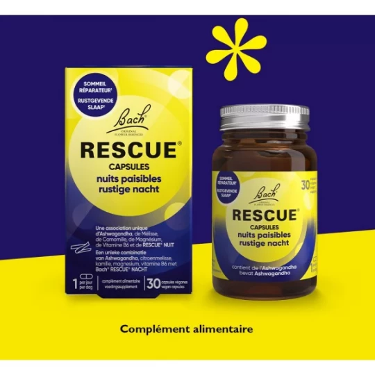 Rescue Nuits Paisibles Capsules x 30