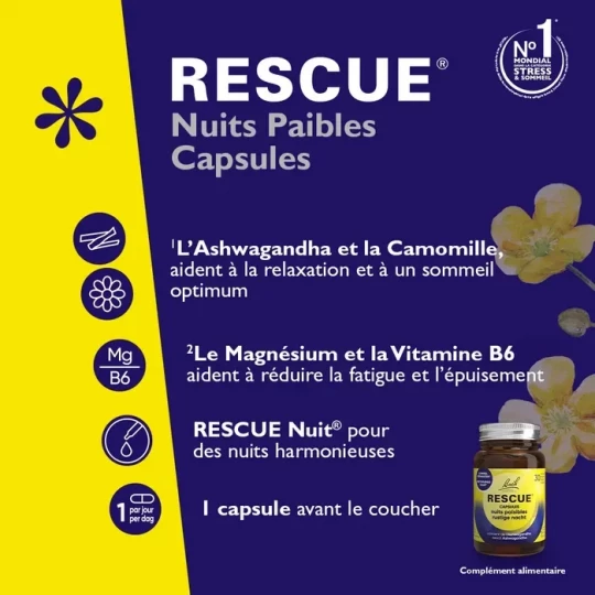 Rescue Nuits Paisibles Capsules x 30 - image 3