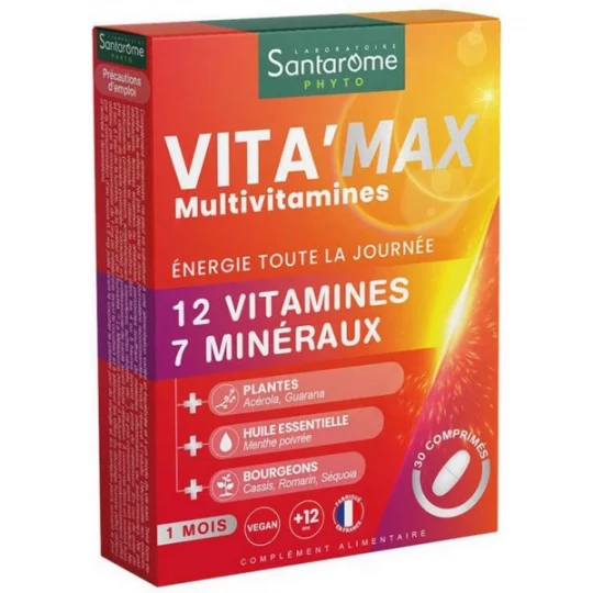 Santarome Vita'Max Adultes Comprimés x 30