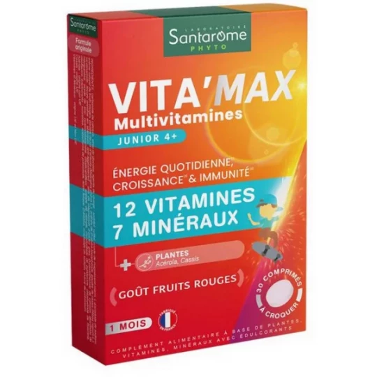 Santarome Vita'Max Junior Comprimés x 30