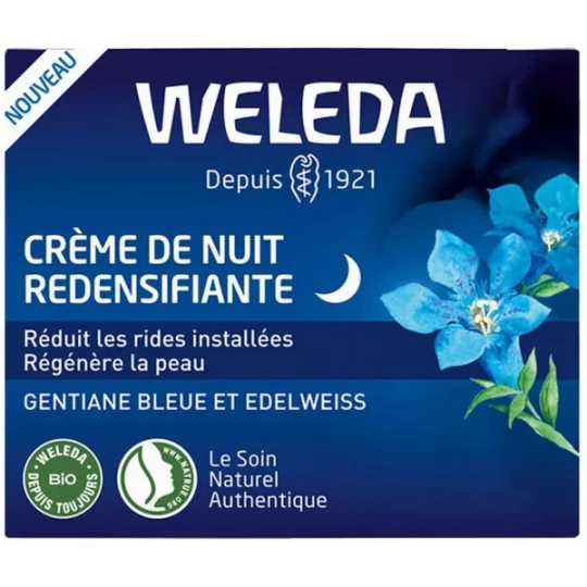 Weleda Crème de Nuit Redensifiante Gentiane et Edelweiss 40 ml