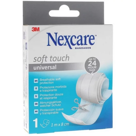 Nexcare Soft Touch Pansement à Découper 1m x 8 cm
