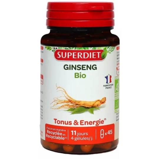Superdiet Ginseng Bio Gélules x 45