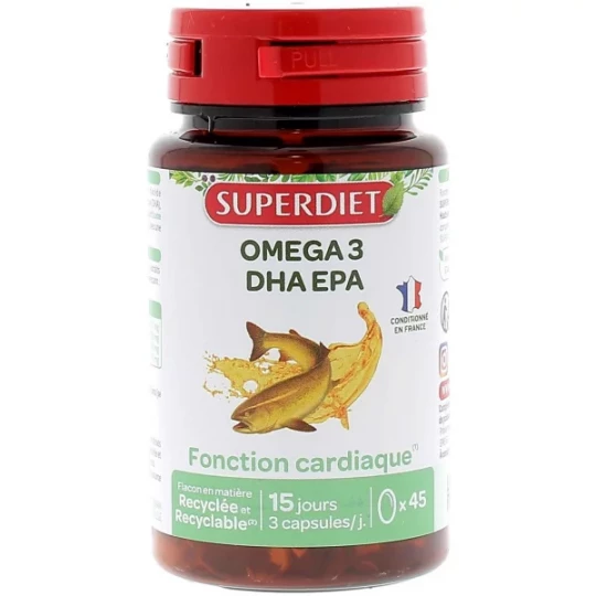 Superdiet Omega 3 DHA EPA Capsules x 45