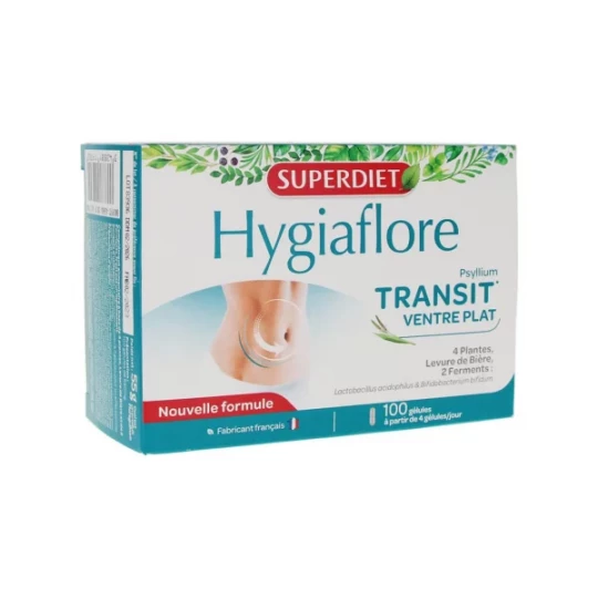 Superdiet Hygiaflore Transit Gélules x 100