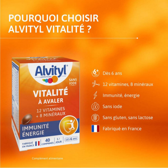Alvityl Vitalité à Avaler Comprimés - image 3