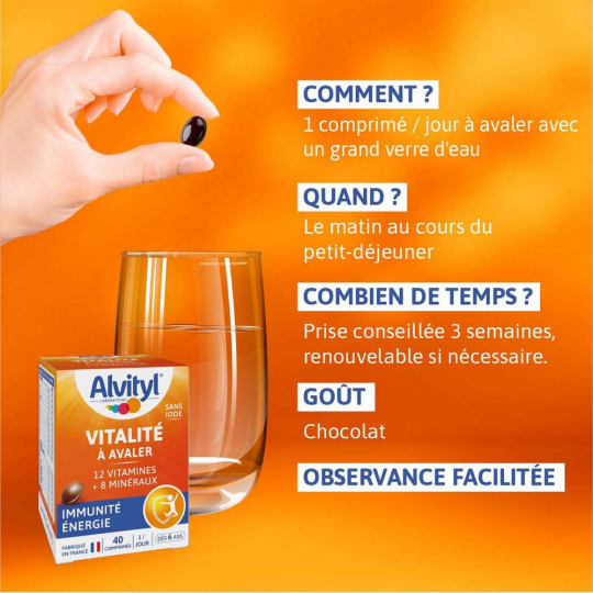 Alvityl Vitalité à Avaler Comprimés - image 4