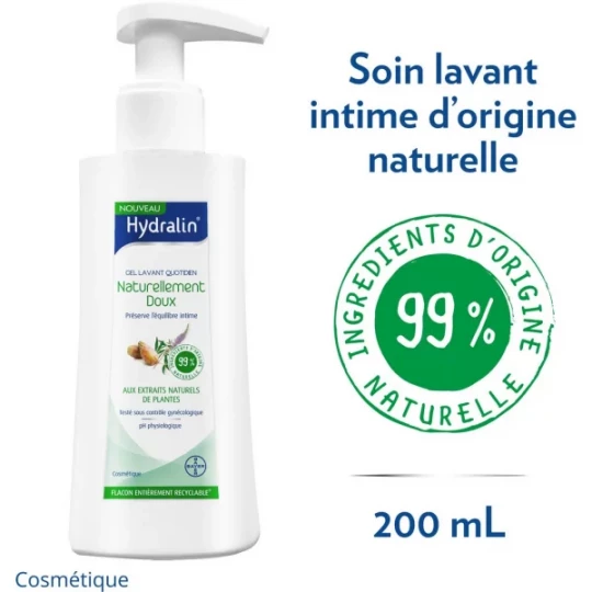 Hydralin Gel Lavant Quotidien Naturellement Doux - image 9