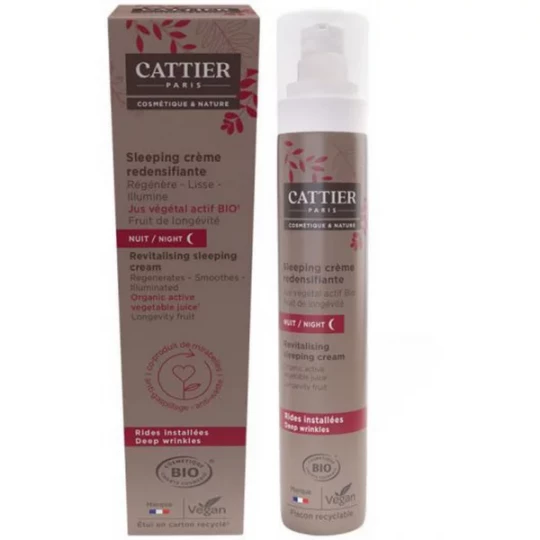 Cattier Sleeping Crème Redensifiante Bio 50 ml