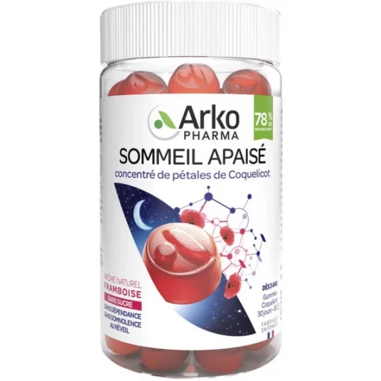 Arkopharma Coquelicot Sommeil Apaisé Gummies x 60