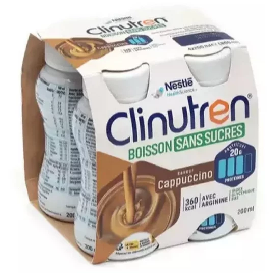 Clinutren Boisson Sans Sucres 4 x 200 ml - image 3