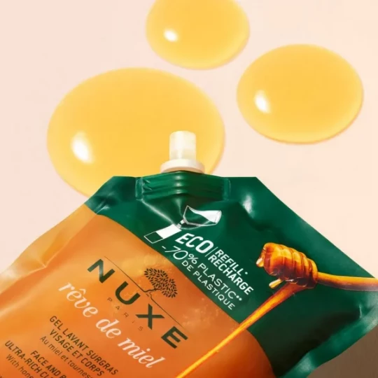 Nuxe Rêve de Miel Gel Lavant Surgras Recharge 400 ml - image 3