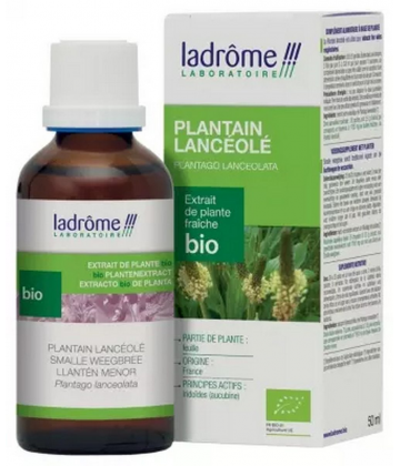 Ladrôme Extrait de Plantes Fraîches Bio Plantain 50 ml