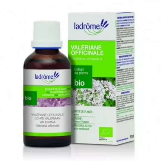 Ladrôme Extrait de Plante Fraîche Bio Valériane Officinale Flacon 50 ml