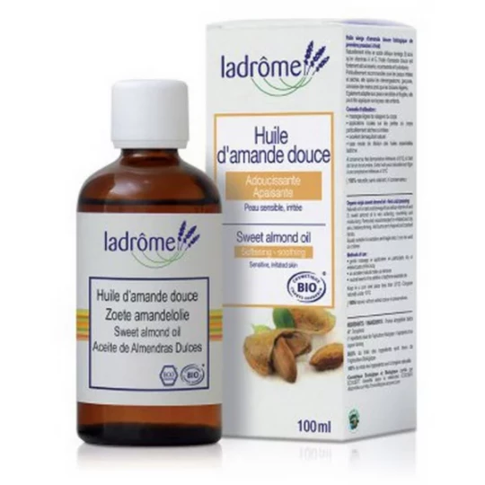 Ladrôme Huile Végétale Bio Amande Douce 100 ml